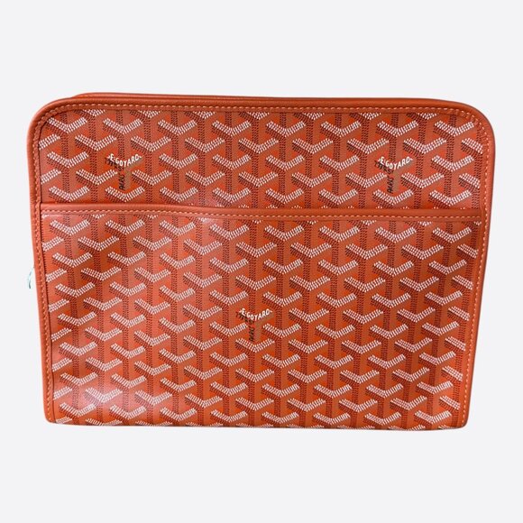 Goyard Orange Jouvence GM Toiletry Bag - Picture 1 of 7